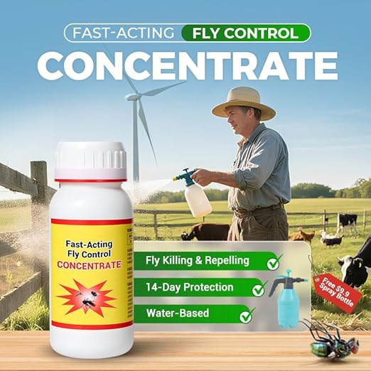 Fast-Acting Fly Control Concentrate (Pack of 1)