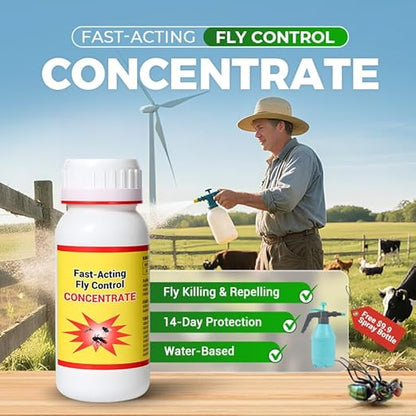 Fast-Acting Fly Control Concentrate (Pack of 1)