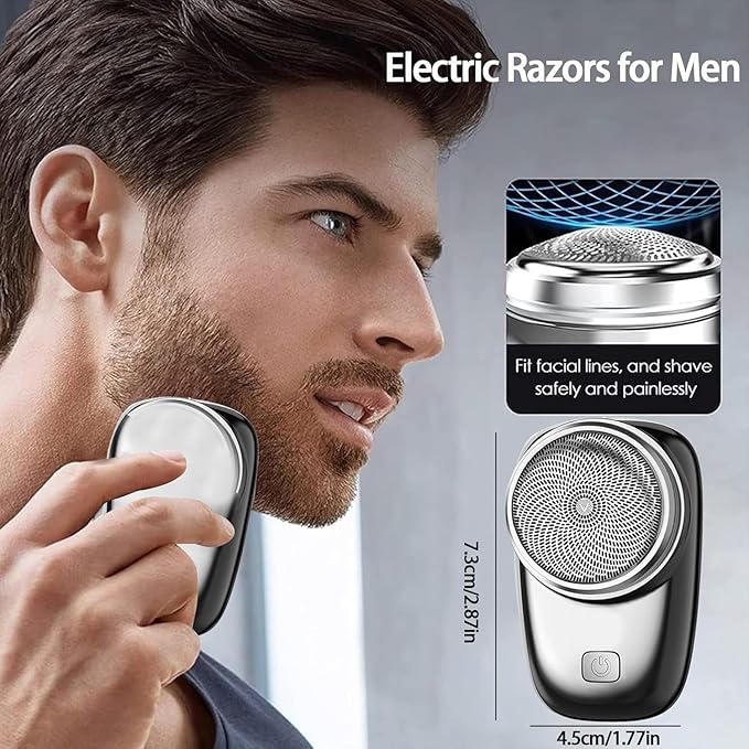 Portable Pocket-Size Electric Shaver USB Rechargeable