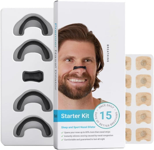Breathe Easy Snoring Solution Kit Nasal Airway Aid