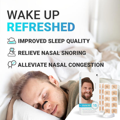 Breathe Easy Snoring Solution Kit Nasal Airway Aid